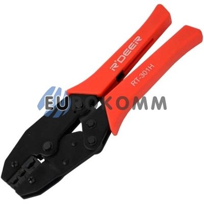 Клещи R'Deer RT-301Н для опрессовки изолир.клемм 0.5-6мм²
