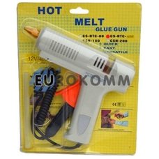 Пистолет клеевой MG-02-8 под клей 11мм, 12V 40W (CE)
