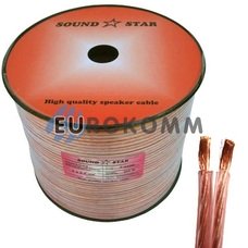 Акустический кабель 2x2.5мм² CU Sound Star 100м Акустический кабель 2x2.5мм² CU Sound Star 100м
