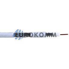 Коаксиальный кабель RG-6 CommSpace F604ST CCS белый 100м