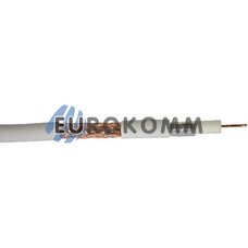 Коаксиальный кабель RG-6 EUROSAT CF604SU CU белый 100м Коаксиальный кабель RG-6 EUROSAT CF604SU CU белый 100м