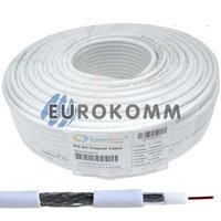 Коаксіальний кабель RG-6 CommSpace F604ST CCS білий 100м Коаксіальний кабель RG-6 CommSpace F604ST CCS білий 100м