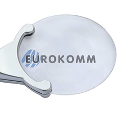 Лупа ручна кругла з LED підсвічуванням 2.5X-діам. 90мм; 6X-діам. 20мм