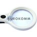 Лупа ручная круглая с LED подсветкой + УФ, 2.5X -диам. 90мм; 8Х -диам. 22мм