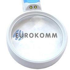 Лупа ручная круглая с LED подсветкой 2.5X кр. увеличение