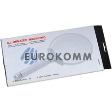 Лупа ручна кругла з LED підсвічуванням 2.5X-діам. 130мм