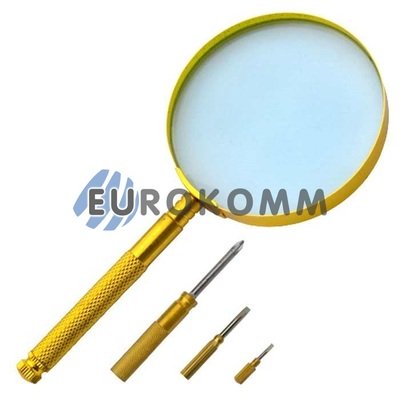 Лупа ручна з LED 3X-діам.90мм