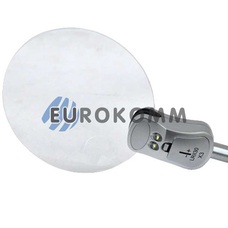 Лупа MG15122-1A гнучка з прищіпкою, LED підсвічування, 2.5X Ø90мм + 5X Ø22мм
