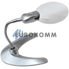 Лупа настільна з LED підсвічуванням, 2.25X; 5X кр. збільшення