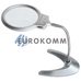 Лупа настольная с LED подсветкой, 2Х –диам.130мм, 5X –диам. 22мм