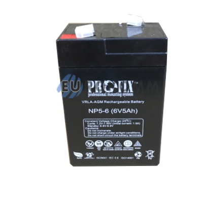 Аккумулятор ProFix VRLA-AGM, 6V 5Ah (NP5-6)