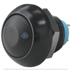 Кнопка Daier DS-12B BK, OFF-(ON), 2pin, 3A 250VAC