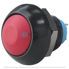 Кнопка Daier DS-12B RD, OFF-(ON), 2pin, 3A 250VAC