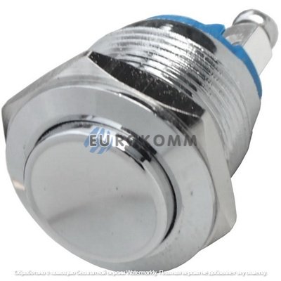 Кнопка антивандальная Daier PBS-28B-4, ON OFF, без фиксации, 2pin (под винт), 3A 250VAC