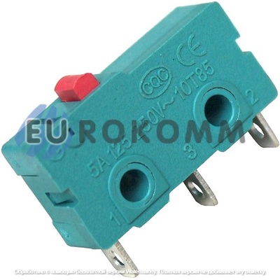 Микропереключатель Daier KW4-Z1F, 3pin, 5A 250VAC
