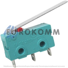 Микропереключатель Daier KW4-Z3F, 3pin, 5A 250VAC