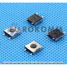 Тактовая кнопка KFC-004B-2.5, OFF-(ON), 4pin, 6.5х6.2х2.5мм, SMD