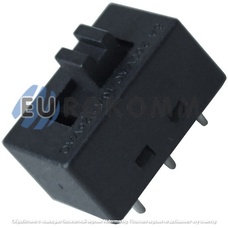 Переключатель ползунковый Daier SS-22N06, с фиксацией, ON-ON, 6pin, 8A 250V (на плату)