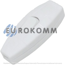 Переключатель шнуровой Daier KCD5-305, ON-OFF, 2A 250V/3A 125V, белый