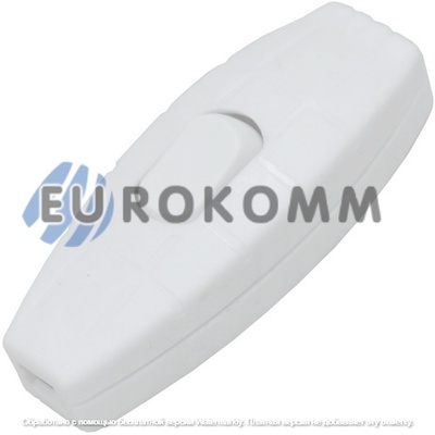 Переключатель шнуровой Daier KCD5-305, ON-OFF, 2A 250V/3A 125V, белый
