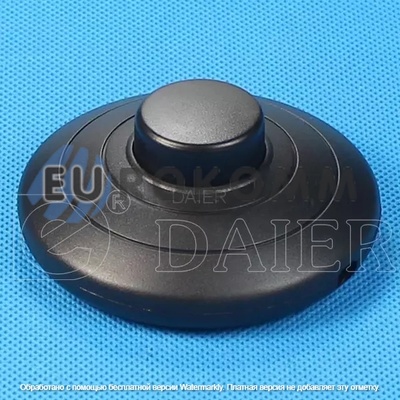 Переключатель шнуровой, напольный, Daier KCD5-317 BK, ON-OFF, 2A 250V, чёрный