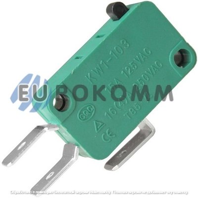 Микропереключатель Daier KW1-103-Z1A, 3pin, 16A 250VAC