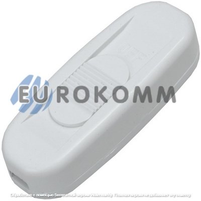 Переключатель шнуровой Daier KCD5-322, ON-OFF, 2A 250V/3A 125V, белый