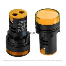 Светодиодный индикатор Daier AD-16-22DS, диам.-22мм, 220V, оранжевый, под винт