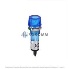 Светодиодный индикатор Daier XD10-3, диам.-10мм, 220V, синий, пластик