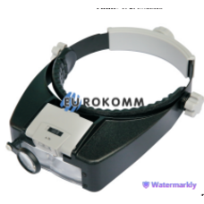 Лупа бінокулярна MG81007A3 з LED підсвічув., 2X 4X 10X 12X, (2AAA)