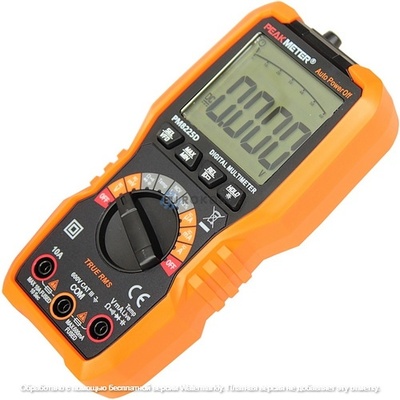 Цифровой мультиметр PeakMeter PM8225D с TrueRMS (+ термопара)