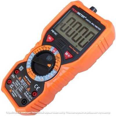 Цифровой мультиметр PeakMeter PM18C с TrueRMS (+ термопара)