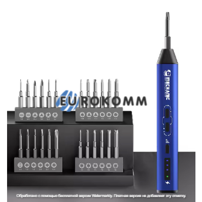 Электрическая отвертка Mechanic ES240 SE, 24 насадки, 500mAh