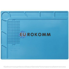 Коврик для пайки Mechanik V43, 350х250мм, силиконовый термостойкий, синий