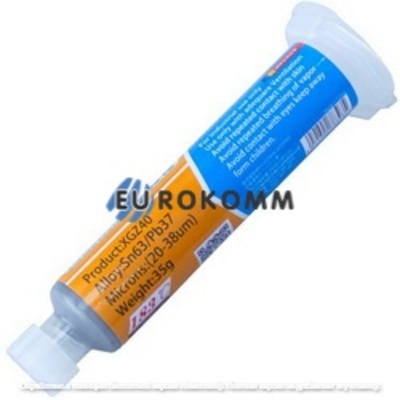 Паяльная паста Mechanic XG Z40, 183°C, 35g.
