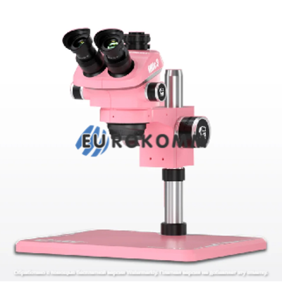 Микроскоп тринокулярный Mechanic iMic 3-B11, 7X-50X (WF10X25), розовый корпус