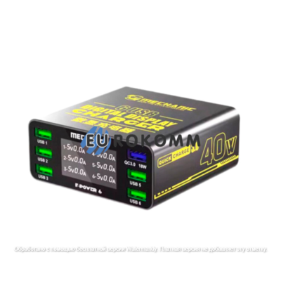 Сетевое зарядное устройство Mechanic F-Power 6, 40W, 220V, с цифровой индикацией