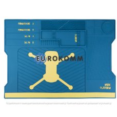 Килимок для паяння Mechanic V70, 512х363мм, силіконовий термостійкий, синій