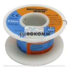 Припій Mechanic HX-T100 (Sn63/Pb37), діам.-0.8мм, 87гр., на катушці