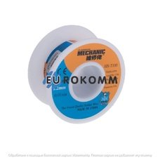 Припій Mechanic HX-T100 (Sn63/Pb37), діам.-1.2мм, 87гр., на катушці