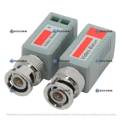 Одноканальный пассивный видео трансивер для CCTV камер видеонаблюдения (комплект 2шт) (Тип 1)