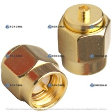 Перехідник UFL/IPEX в SMA, латунь, gold