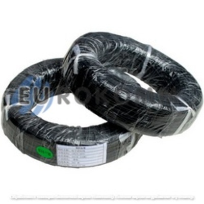 Провод силиконовый 1 жила 10AWG (5,3мм.кв.) TinCU, чёрный, 100м