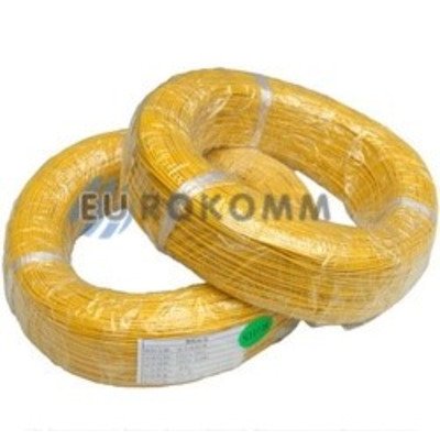 Провод силиконовый 1 жила 22AWG (0,32мм.кв.), жёлтый, 305м, HandsKit