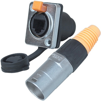 Герметичный разъём RJ-45 (штекер + гнездо) для кабеля Starlink