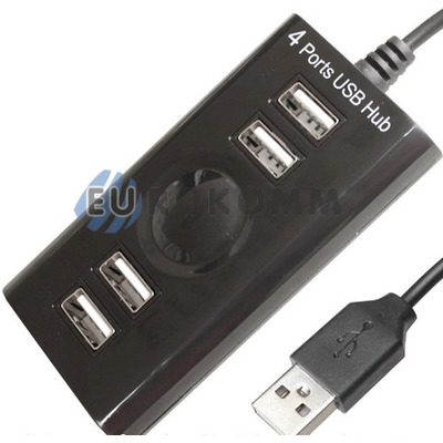  USB HUB на 4 порта USB 2.0 (Model:P-1701), в блистере