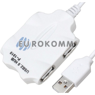 USB HUB на 4 порта USB 2.0 (Model:P-1010), в блистере