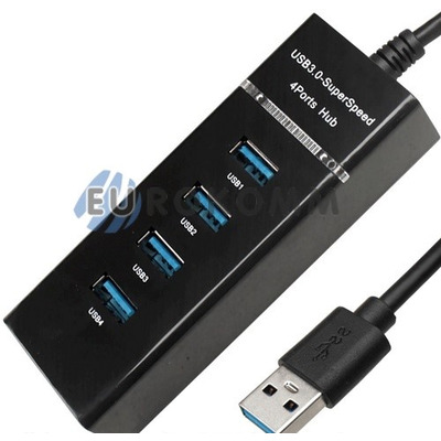 USB HUB на 4 порта USB 3.0, с подсветкой