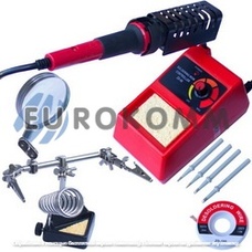 Набор ZD-98Kit (станция ZD98+третья рука+припой+наконечники), Zhongdi