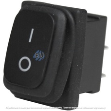 Переключатель Daier KCD1-2-101W BK, ON-OFF, 2pin, 6A 250VAC, черный